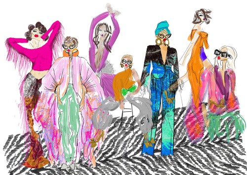 Graduate Fashion illustration 