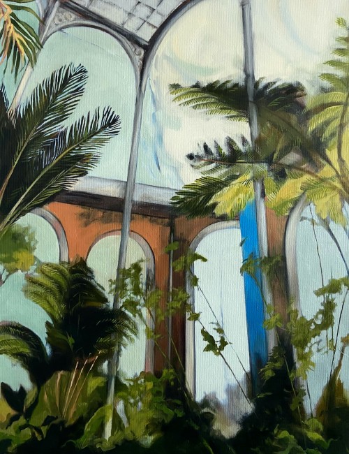 Inside the Palm House  45x35cms