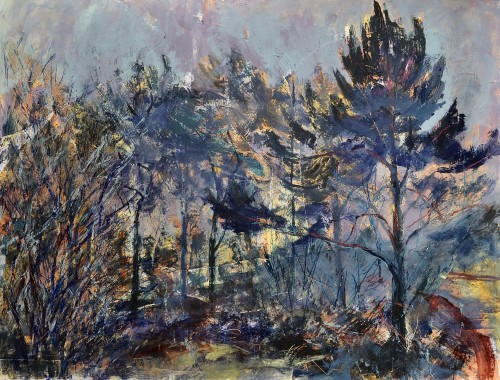 Woodland sunrise,  70 x 92cm 