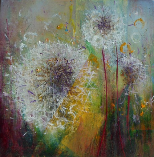 Dandelion Clocks I,