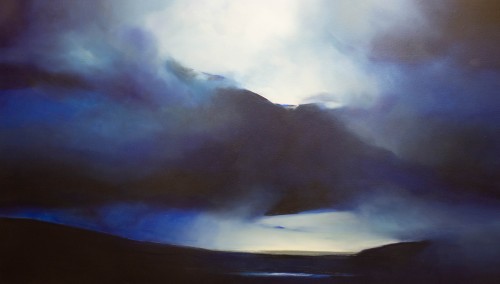 Hunters Bog, looking towards the sea, Edinburgh 2m x 1.2