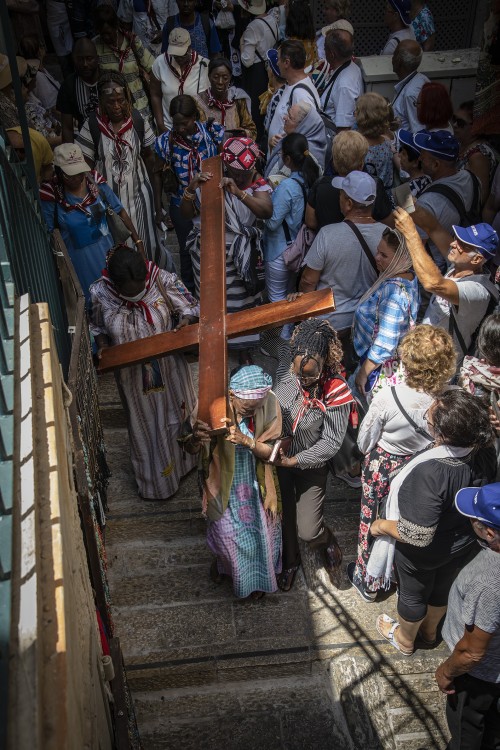 8th Station, Via Dolorosa, Jerusalem 2022