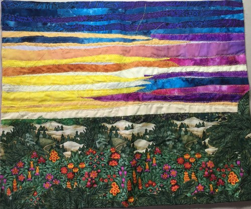 Cushion;  Sunset Imagined Landscape 2024